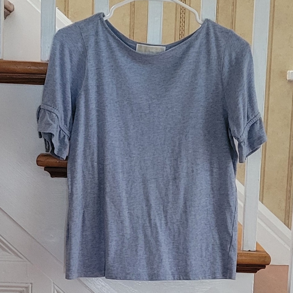 MICHAEL MICHAEL KORS Shortsleeve Blue Shirt Size Small
